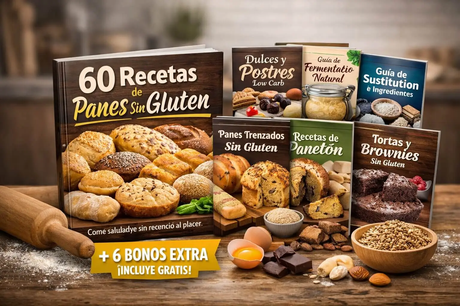 Kit 60 Panes Sin Gluten